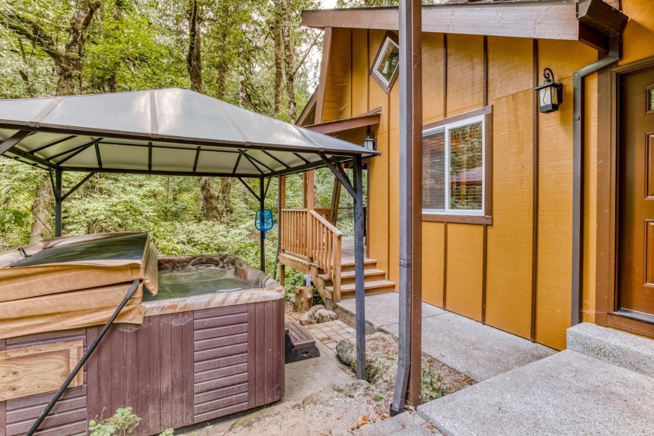 Creekside Cabin Rhododendron 외부 사진