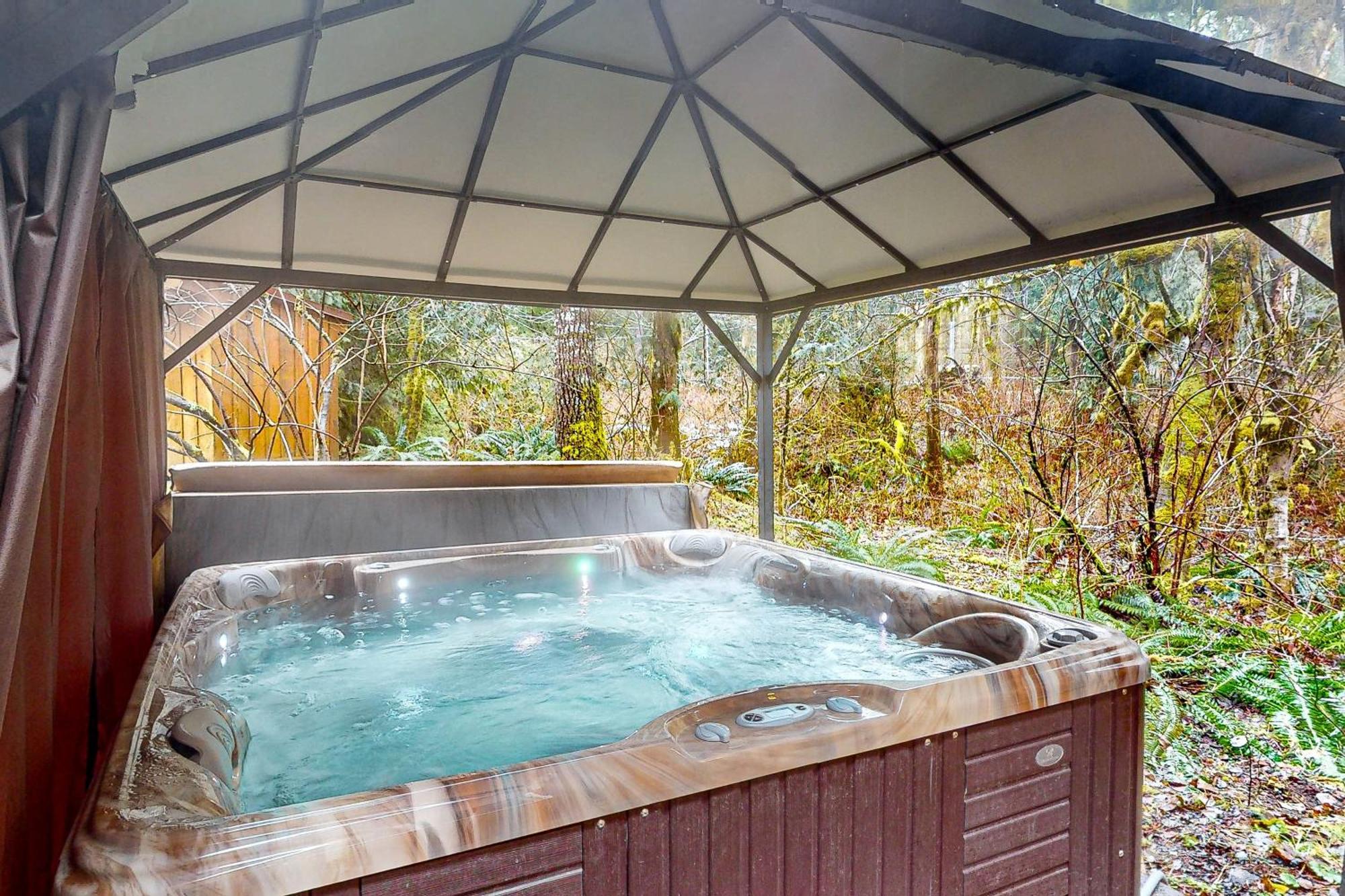 Creekside Cabin Rhododendron 외부 사진