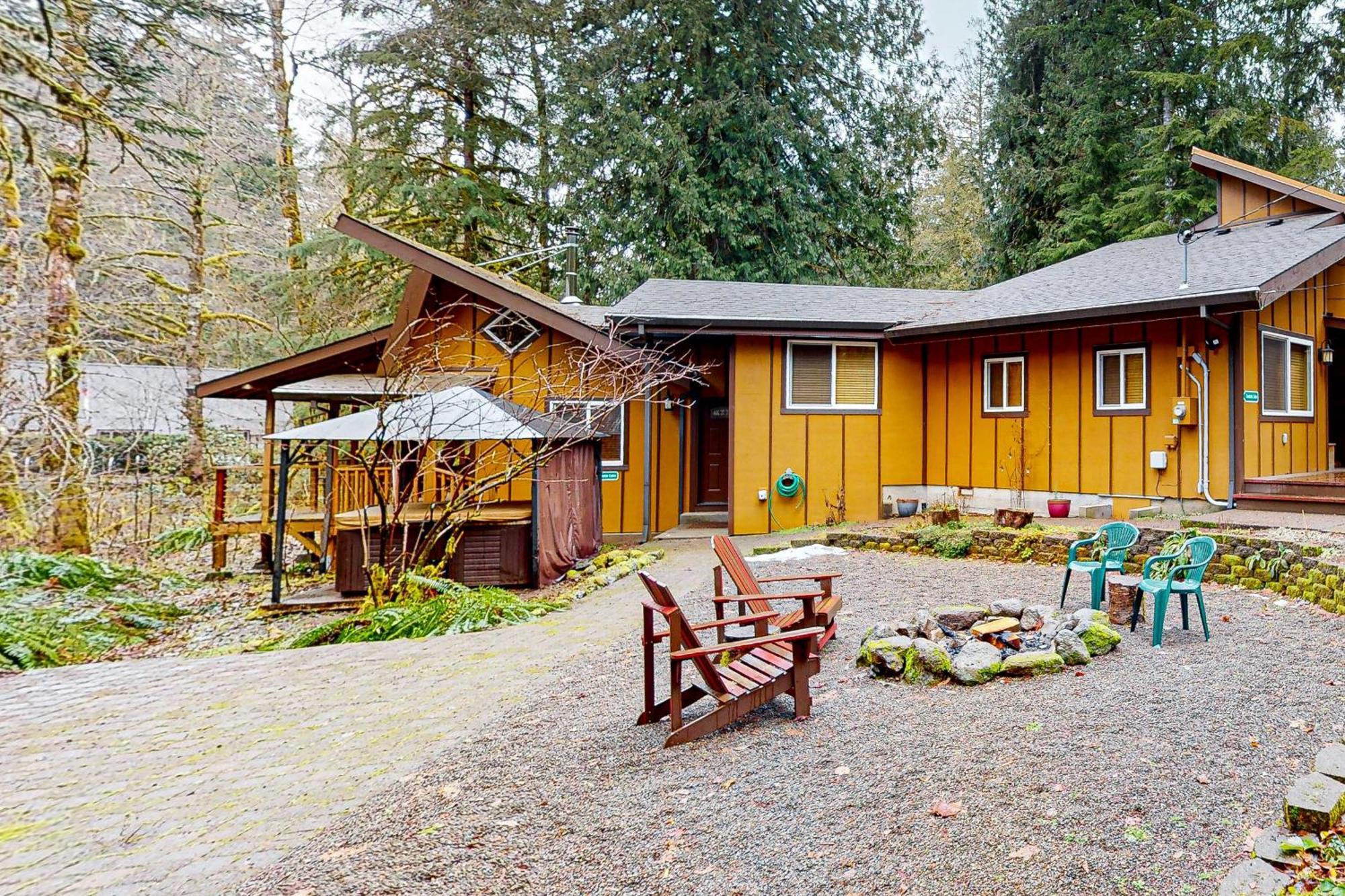 Creekside Cabin Rhododendron 외부 사진